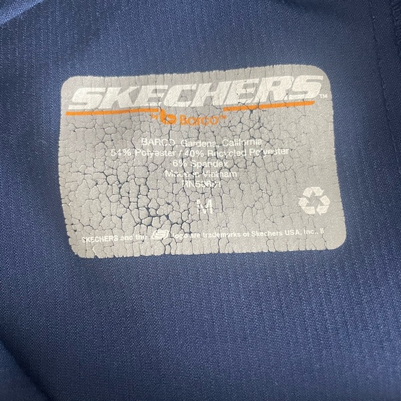 Sketchers Navy Jogger Scrub Bottom - Picture 3 of 3